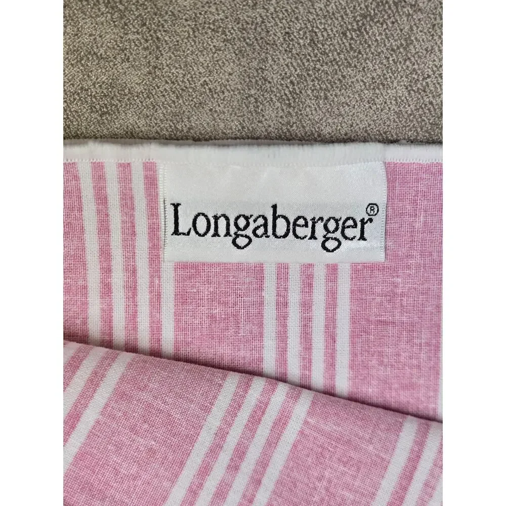 Longaberger Dusty Rose Stripe 36